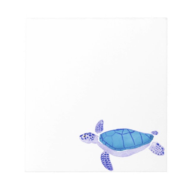 Lila Turtle Notizblock (Vorderseite)