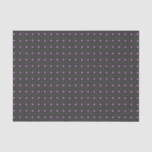 Lila u. dunkelgraues Polka-Punkt-Seidenpapier Seidenpapier