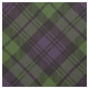 Lila u. grüner Tartan Stoff