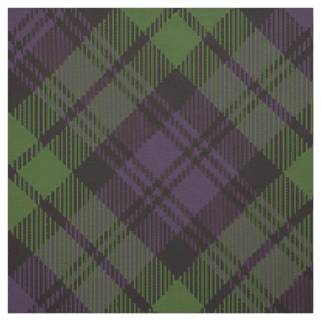 Lila u. grüner Tartan Stoff (Muster)