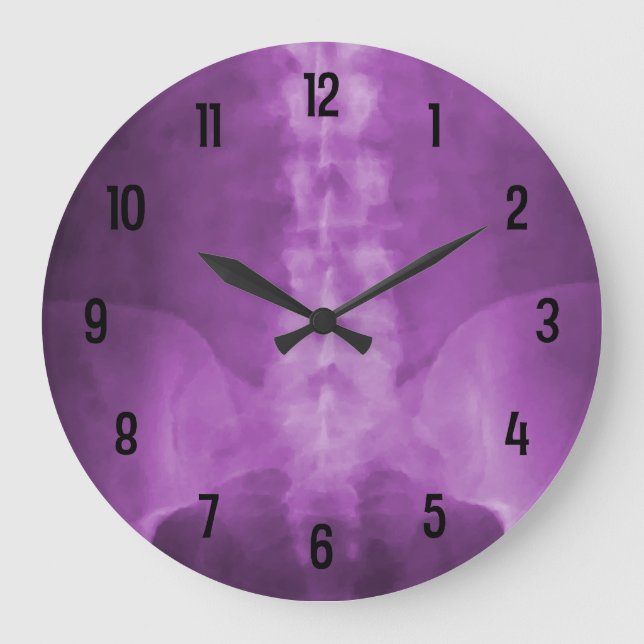 Lila Uhr für digitale Röntgenbilder (Vorderseite)