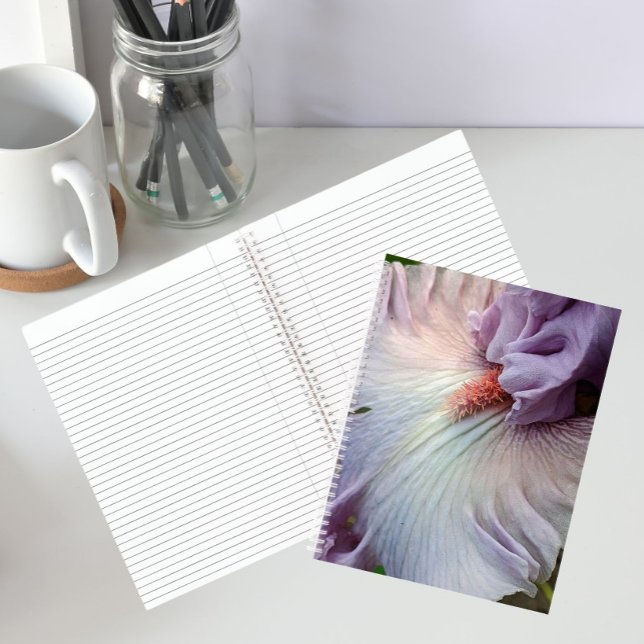 Lila, unabhängig von Irise Floral Notizbuch (In Situ)