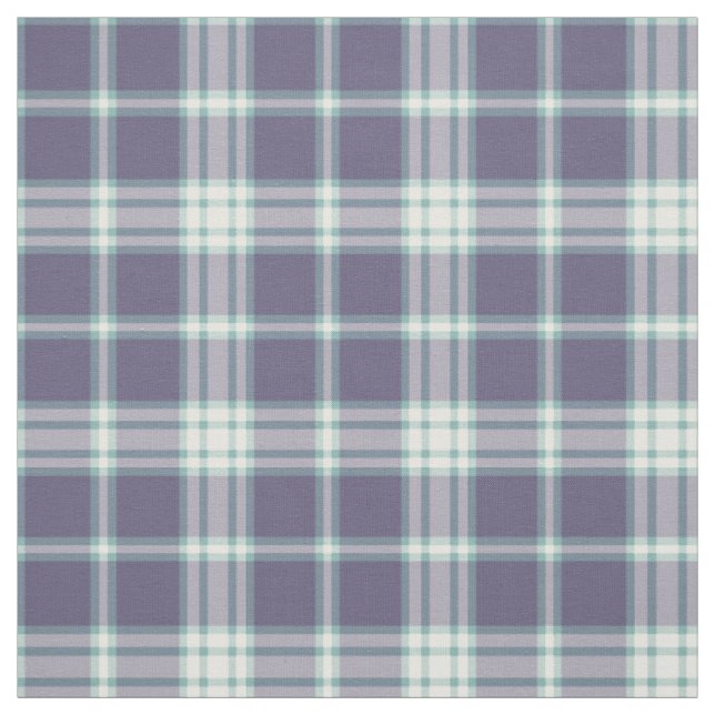 Lila und Aqua kariert Stoff (Muster)