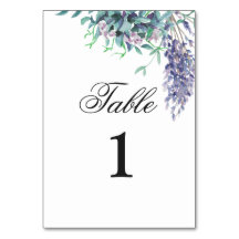 Lila und aquamarine Hochzeit mit Blumen. Lavendel