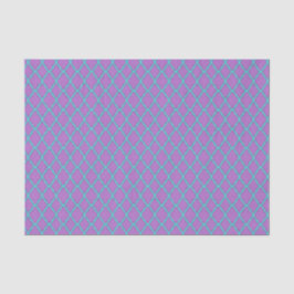 Lila und Aquamarines marokkanisches Quatrefolienmu Seidenpapier