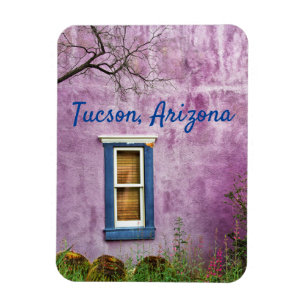 Lila und blau in Südwesttucson, Arizona Magnet