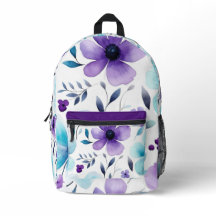 Lila und blaue Blume