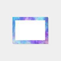 Lila und blaue Galaxie Weltraum Abstrakt