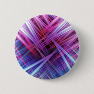 Lila und blaue Lichtstrahlen Muster Button