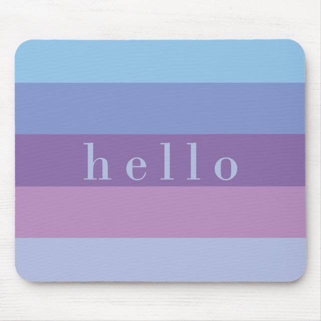 Lila und blaue Palette gestrichen | Hallo  Mousepad (Vorne)