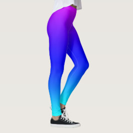 Lila und blaue Regenbogenglanz Leggings