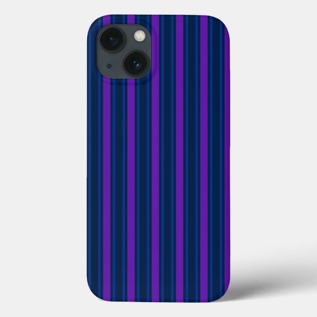 Lila und blaue Streifen aus Süßigkeiten Case-Mate  iPhone Hülle (Rückseite)