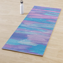 Lila und blauer Swirl Abstrakt