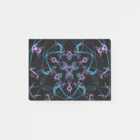 Lila und blaues Dreieck Mandala