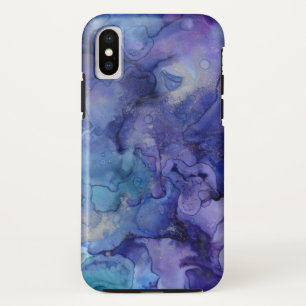 Lila und blaues Wasser Case-Mate iPhone Hülle