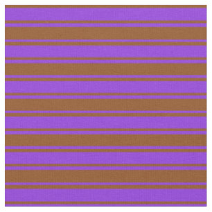 Lila und braune farbige Linien Stoff