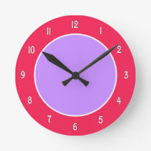 Lila und Fuchsia-Kolorblockklemme