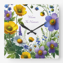 Lila und gelbe Blume Anpassen von Text
