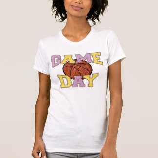 Lila und gelber Game Day T-Shirt