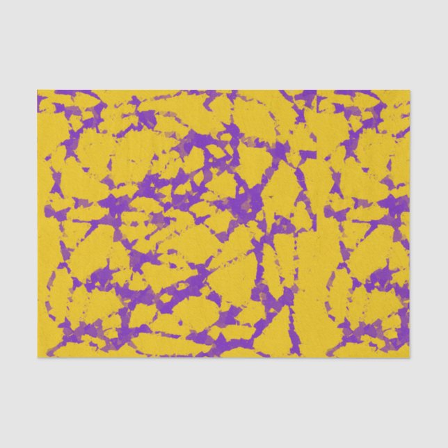 Lila und Gold-Gefärbte Krawatte Seidenpapier (Vorderseite)