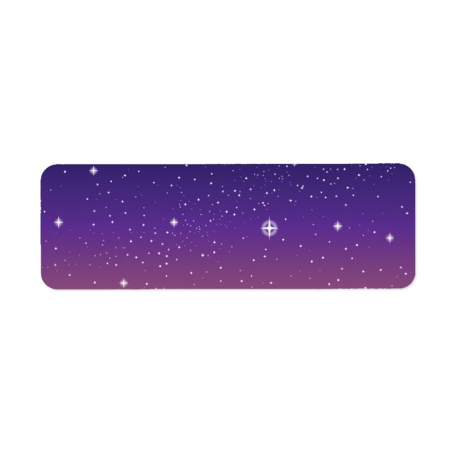 Lila und Gold Starry Sunset Sky (Vorne)