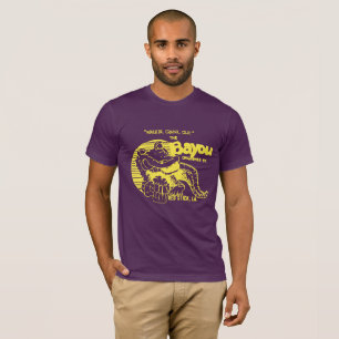 Lila und Gold Vintages Artt-stück "des Bayous"! T-Shirt