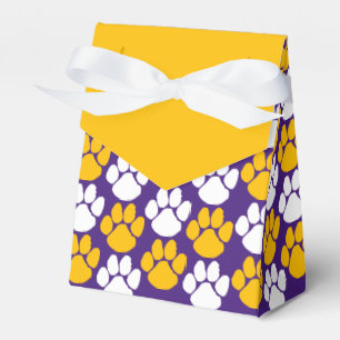 Lila- und Golddruckgeschenk Geschenkschachtel