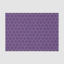 Lila- und GoldhoneyComb (Design 16 Lila Serie)