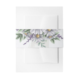 Lila und graue Aquarelltaschen Einladungsbanderole