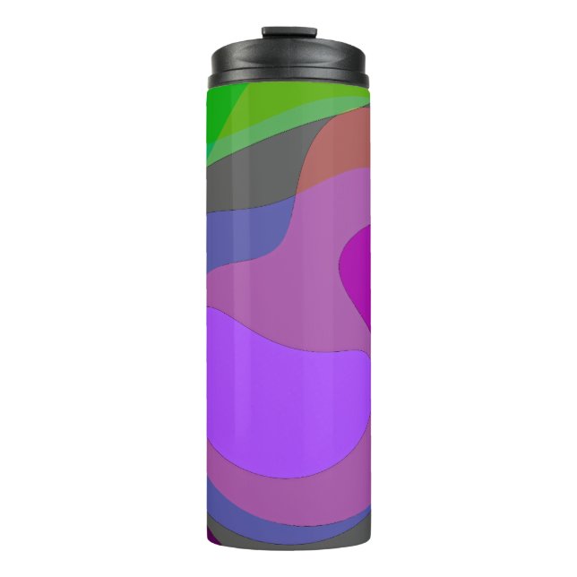 Lila und grün 403 thermosbecher (Vorderseite)