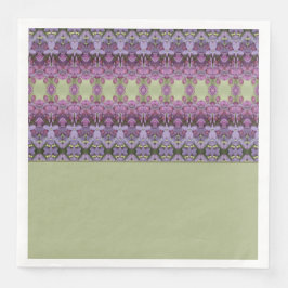 Lila und grün serviette