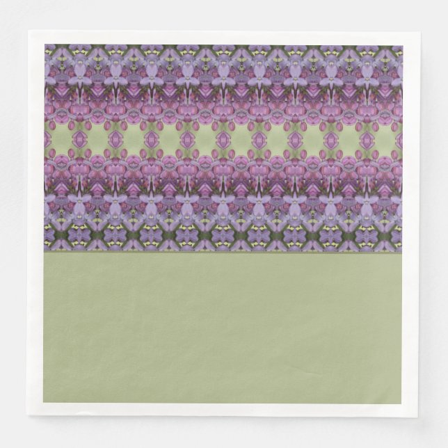 Lila und grün serviette (Vorderseite)