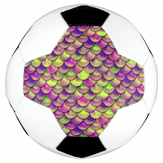Lila und grüne Skala Fußball (Vorderseite)