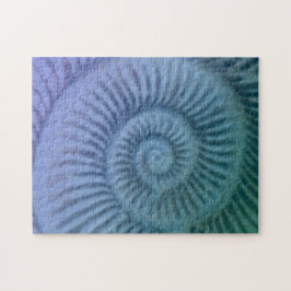 Lila und grüne Spiralgalaxie