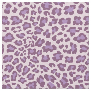 Lila und Lavendel-Leopard-Gewebe Stoff