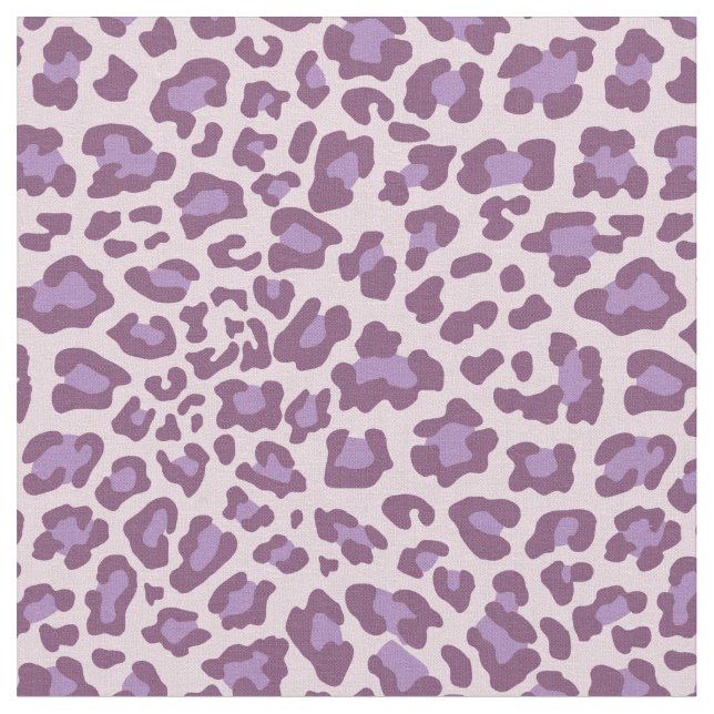 Lila und Lavendel-Leopard-Gewebe Stoff (Nahaufnahme)