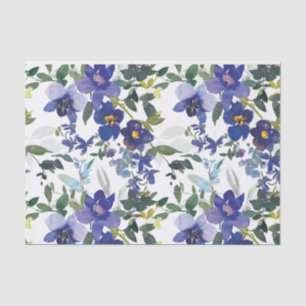 Lila und Lavendel Orchideen Seidenpapier