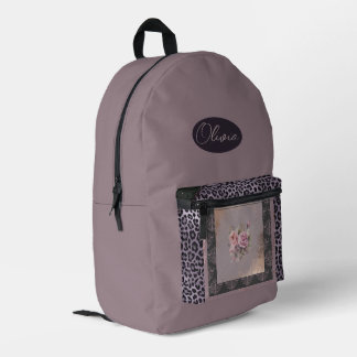 Lila und lila, Rose, Rucksack
