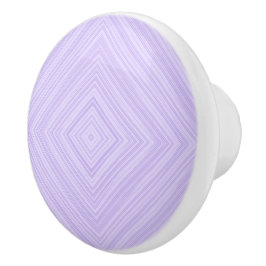 Lila und Lilac geometrisches Diamantbad Keramikknauf