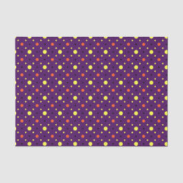 Lila- und Mehrformat Polka Dots 01 Seidenpapier