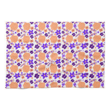 Lila und orange Blume