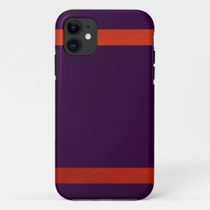 Lila und Orange - Design 1 iPhone 11 Hülle