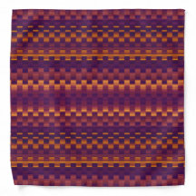 Lila und Orange Glitch Stripes Cool Psychedelic