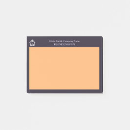 Lila- und Orange-Zuhause-Pflegeprogramm Post-it Klebezettel