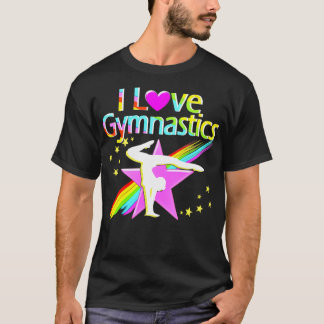 LILA UND PINK I LIEBE GYMNASTIK T-Shirt