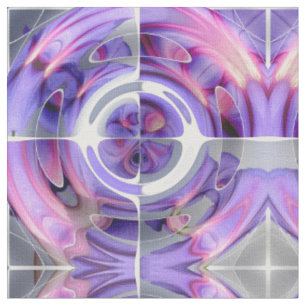 Lila und rosa abstrakte Collage Stoff