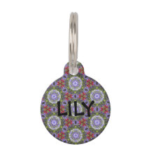 Lila und rosa Blume Pet-ID