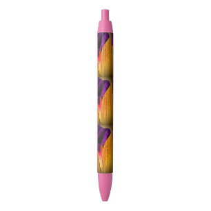 Lila und rosa Blumenstift Kugelschreiber