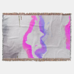 Lila und rosa Farbe Abstrakt Decke