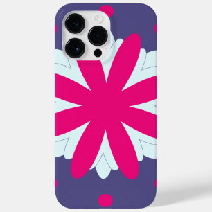 Lila und rosa florale Formen Illustration Case-Mate iPhone 14 Pro Max Hülle